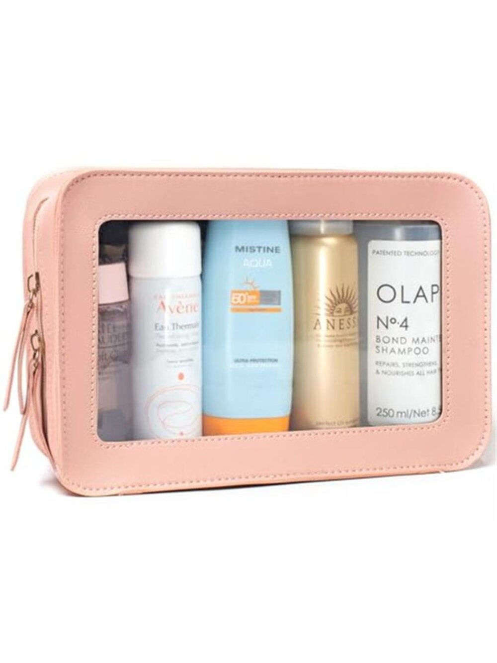 Clear TSA Approved Makeup Bag Travel Toiletry Organizer Waterproof Cosmetic Case